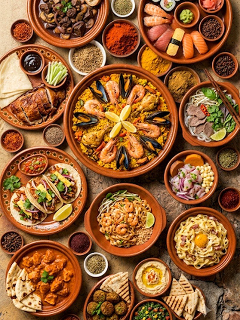 Platos tradicionales de cocina Internacional — Happy Yumi