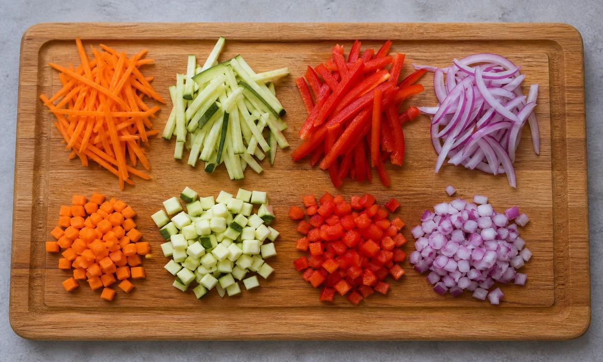 Los tipos de corte en cocina que todo principiante debería conocer