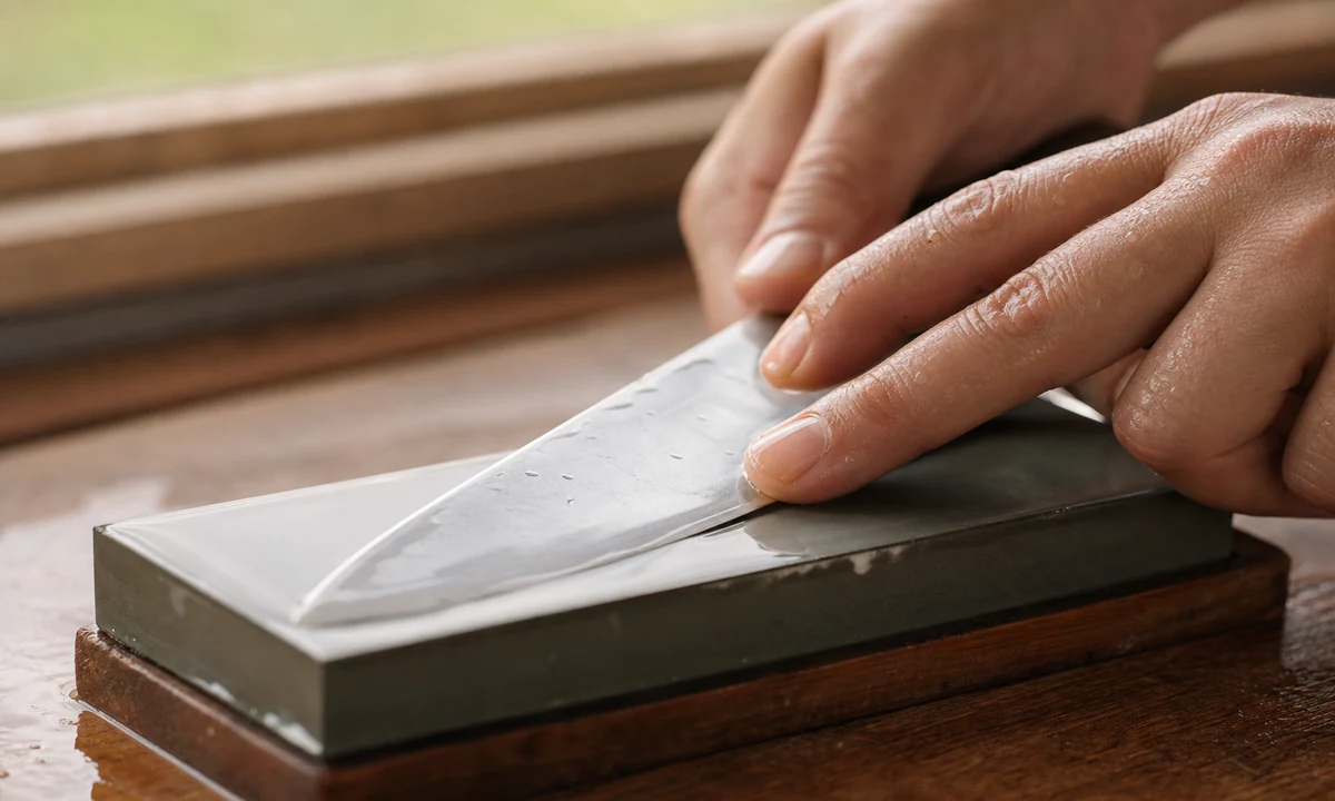 Cómo afilar un cuchillo correctamente en casa
