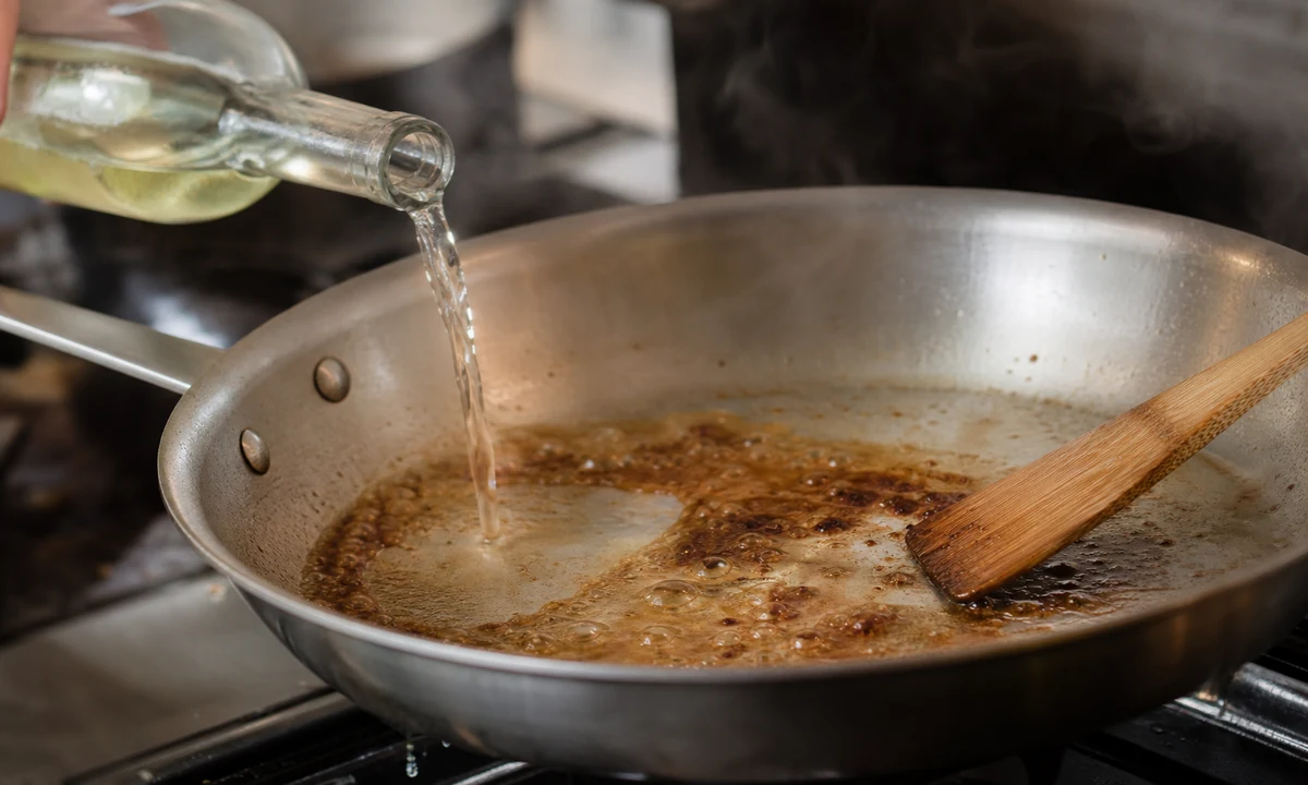 Cómo desglasar una sartén para conseguir salsas llenas de sabor