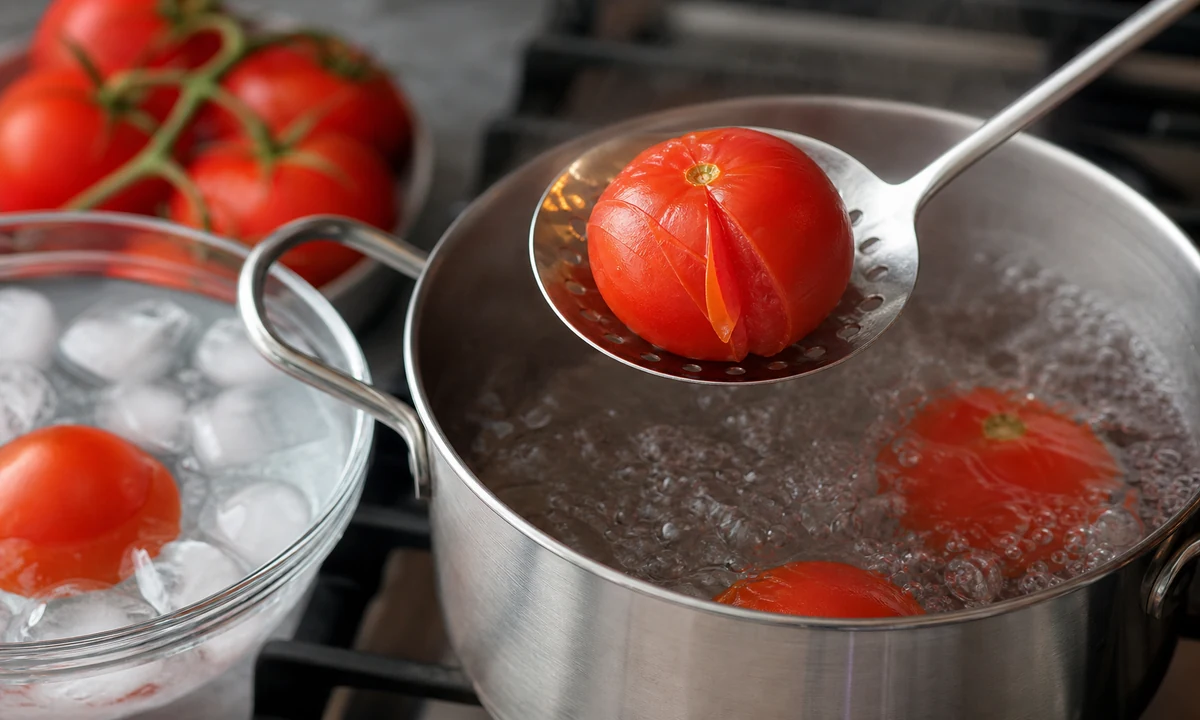 Cómo escaldar alimentos paso a paso