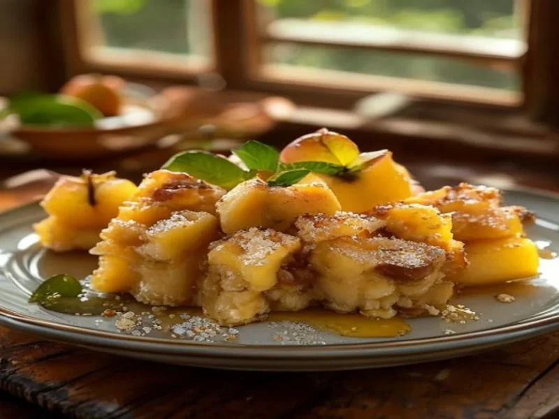 Apple crumble britanico — receta de cocina Internacional