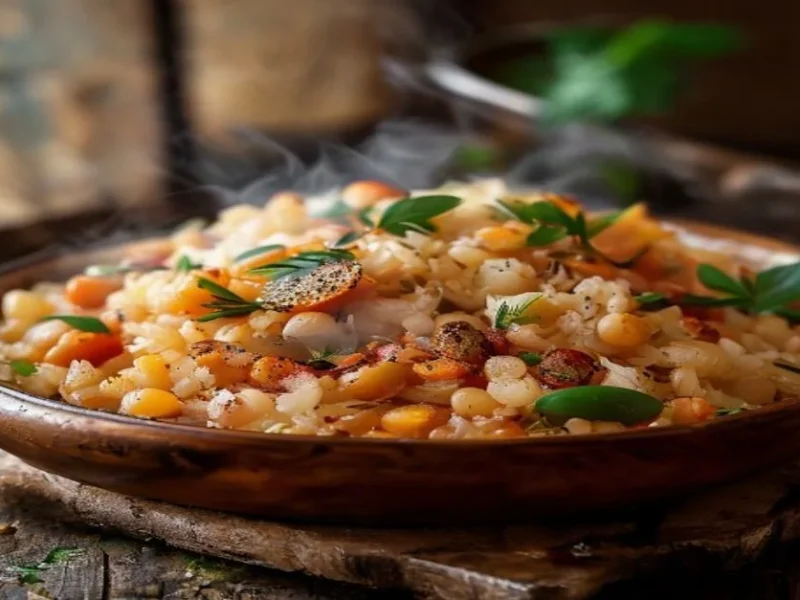 Arroz al Horno Valenciano — receta de cocina Mediterránea
