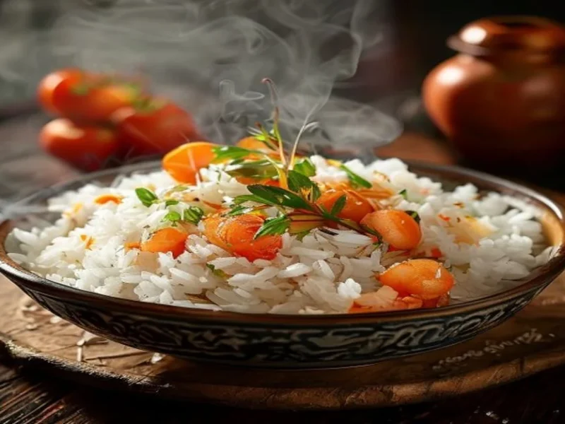 Arroz Tres Delicias — receta de cocina Asiática