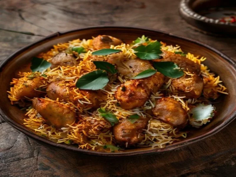 Biryani de Pollo — receta de cocina India