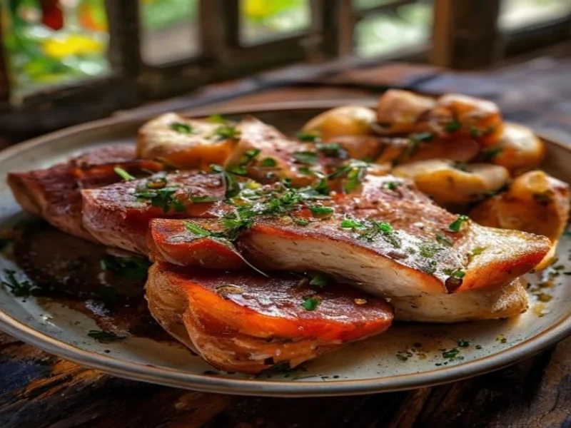 Bocadillo de lomo adobado — receta de cocina méditerranéen