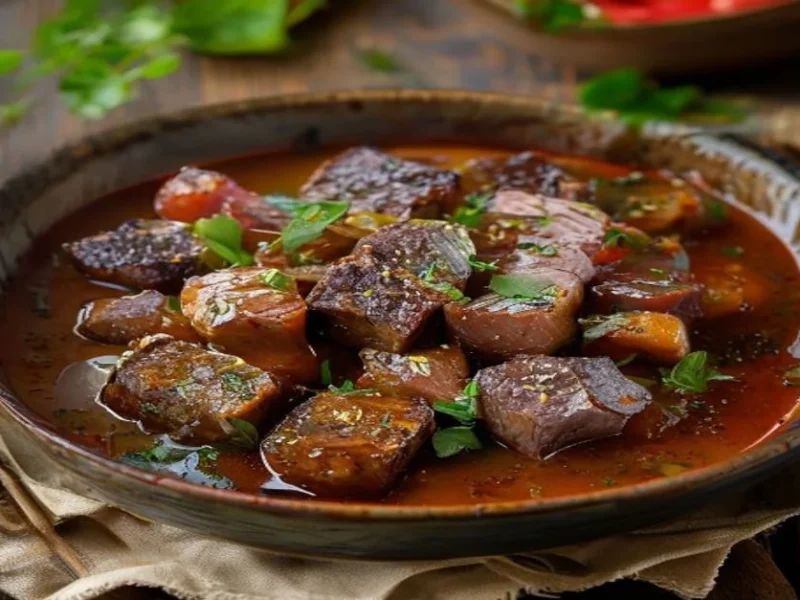 boeuf bourguignon — receta de cocina méditerranéen