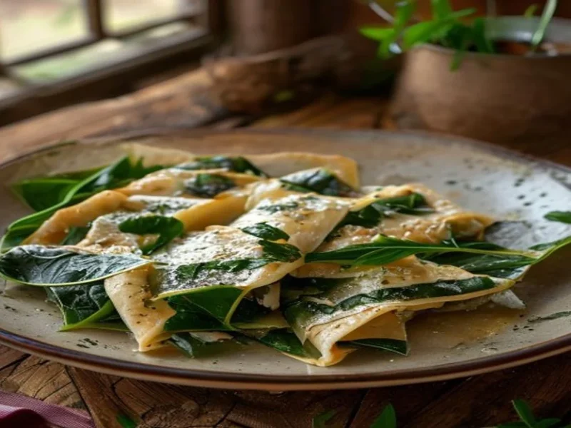Borek de espinacas y feta — receta de cocina Mediterránea