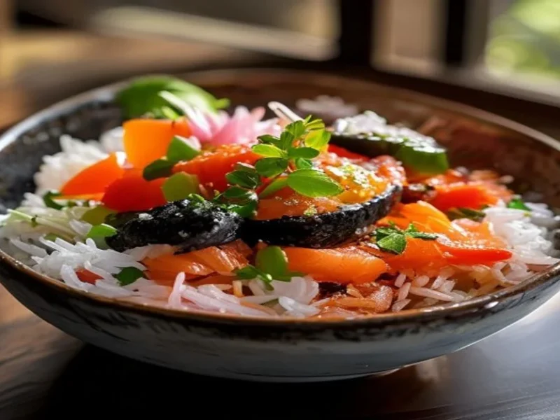 Bowl Hawaiiano Poke — receta de cocina Internacional