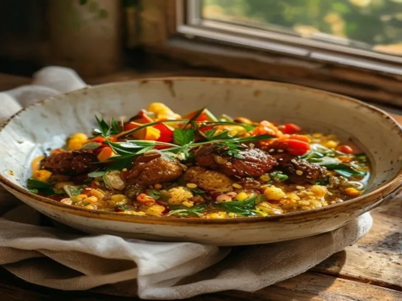 Bowl Mediterráneo — receta de cocina Mediterránea
