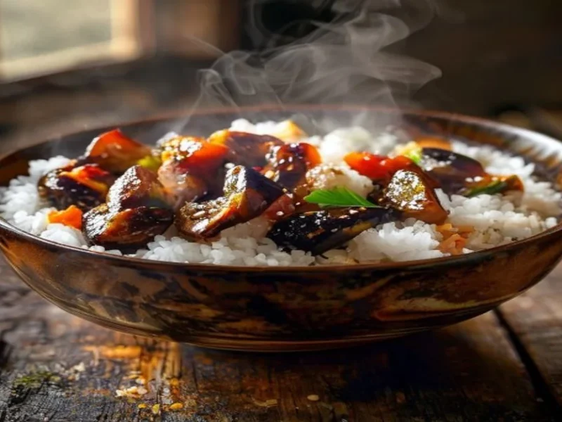 Bowl Teriyaki Pollo — receta de cocina Japonesa