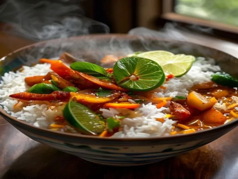 Bowl Thai Curry — receta de cocina Tailandesa