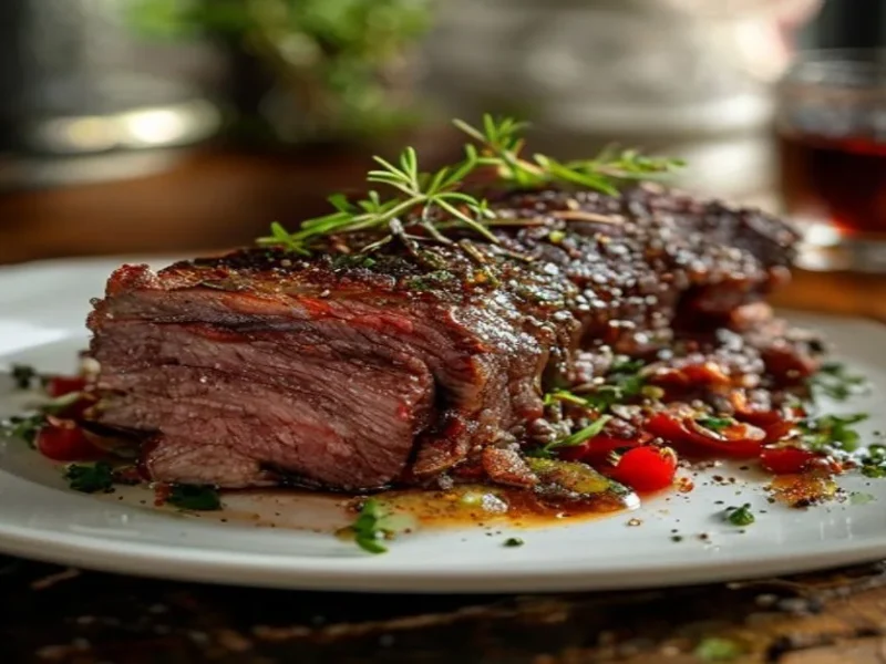 Brisket ahumado casero estilo Texas — receta de cocina Internacional