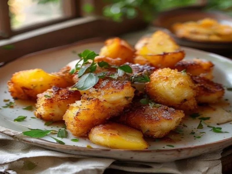 Buñuelos de bacalao air fryer — receta de cocina Mediterránea