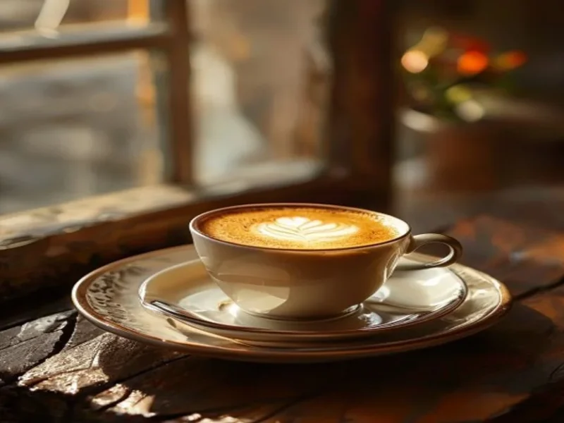 Cafe con leche tradicional — receta de cocina Mediterránea