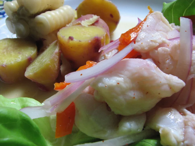 Ceviche Peruano — receta de cocina Latina