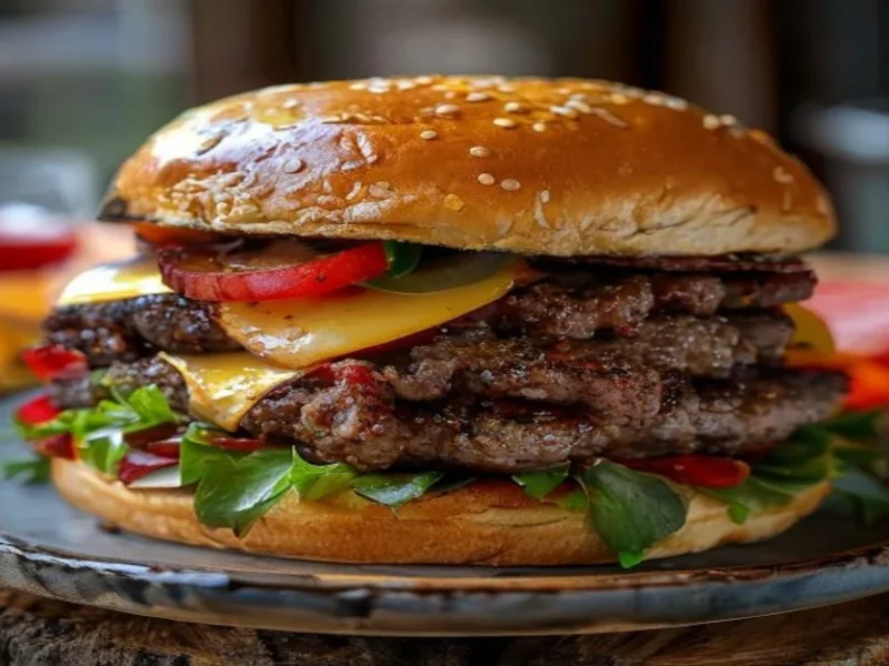 Cheeseburger clásico — receta de cocina Internacional