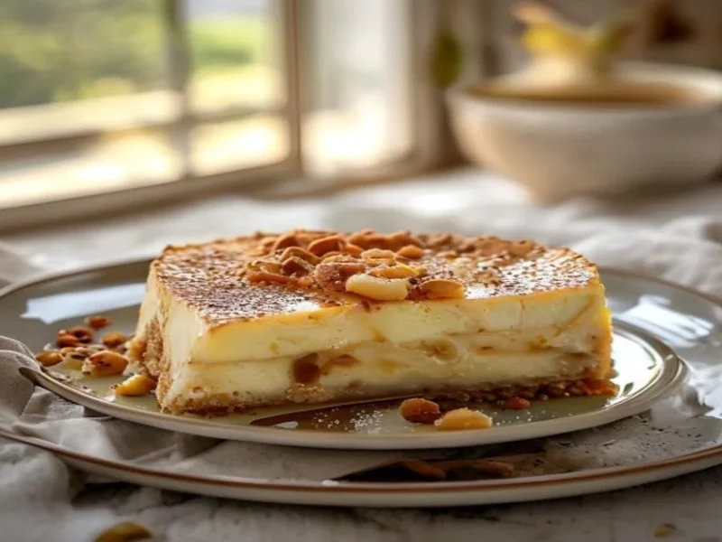 Cheesecake de pistacho — receta de cocina Italiana