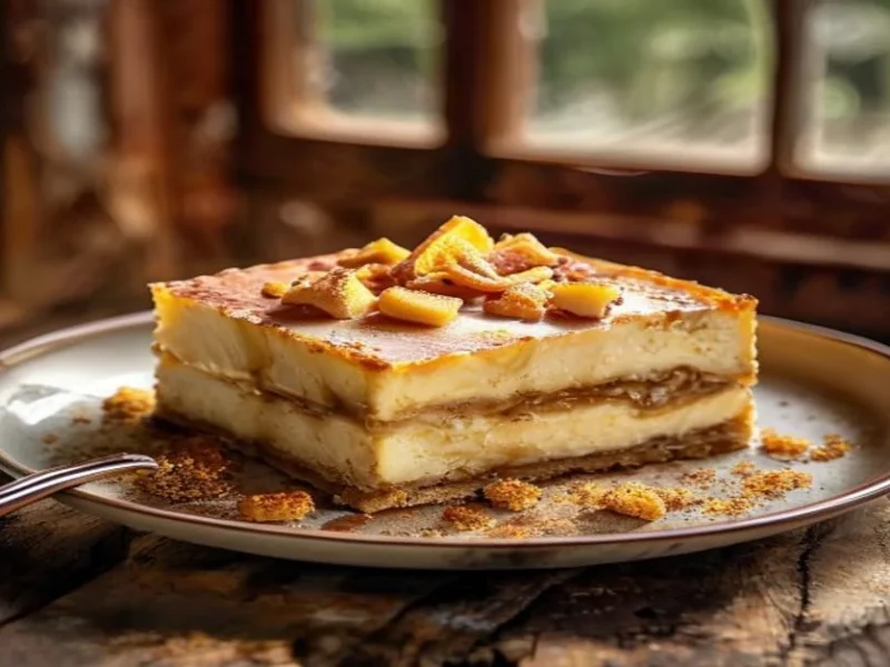 Cheesecake de turron navideno — receta de cocina Mediterránea