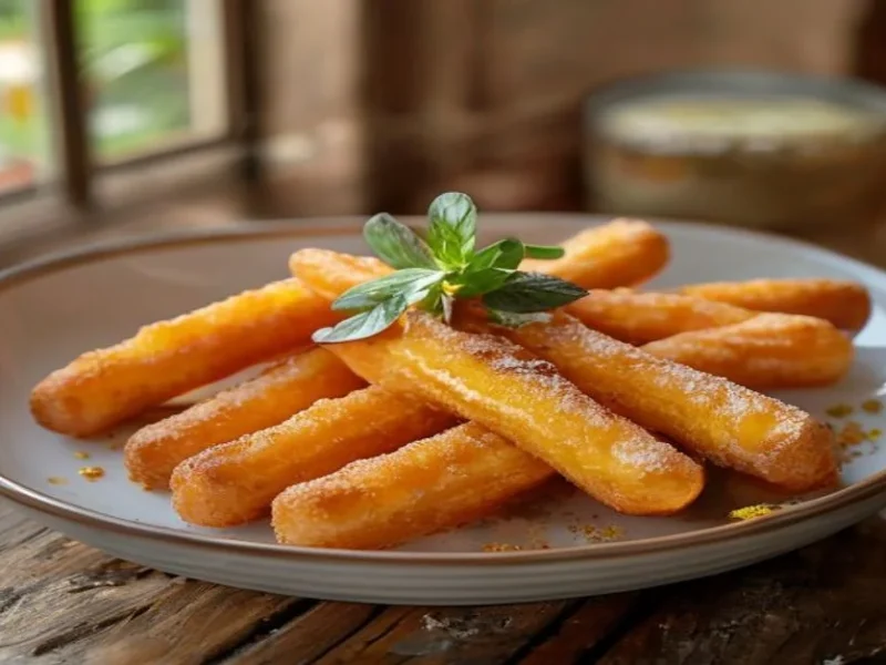 Churros air fryer — receta de cocina Mediterránea