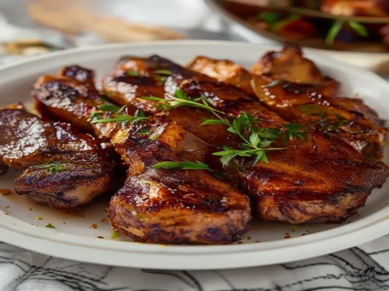 côtes de porc à la friteuse — receta de cocina International