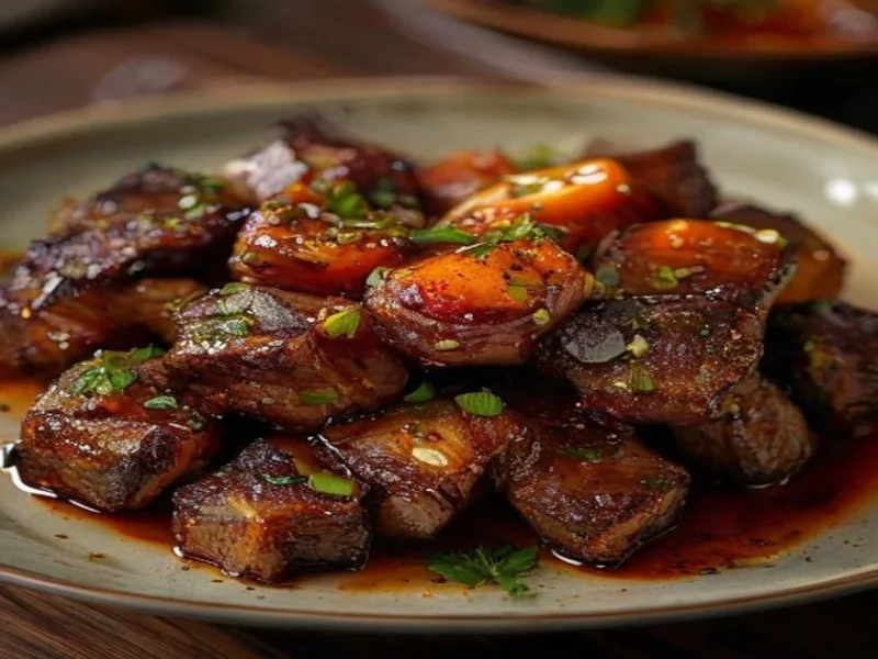 Côtes levées de porc barbecue coréennes — receta de cocina asiatique
