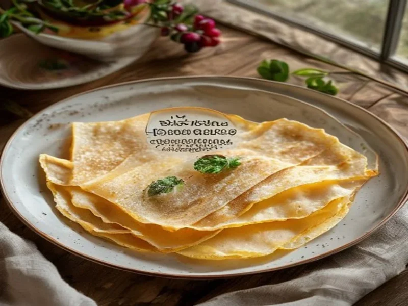 Crepes dulces caseros — receta de cocina Mediterránea