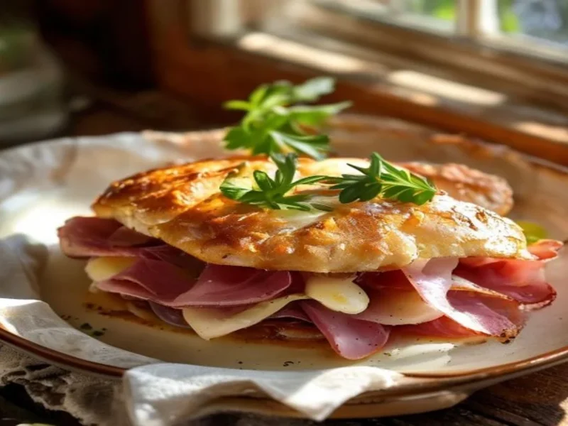 Croque madame — receta de cocina Mediterránea