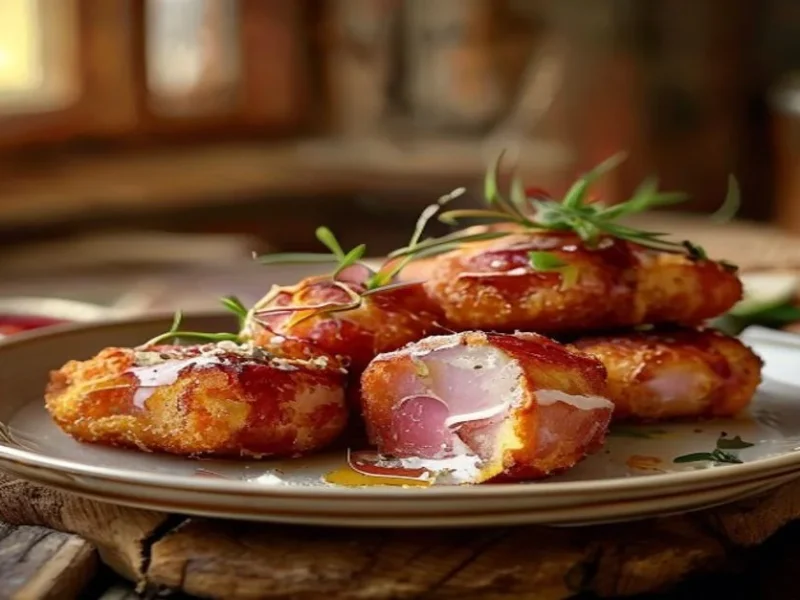 Croquetas jamón air fryer — receta de cocina Mediterránea