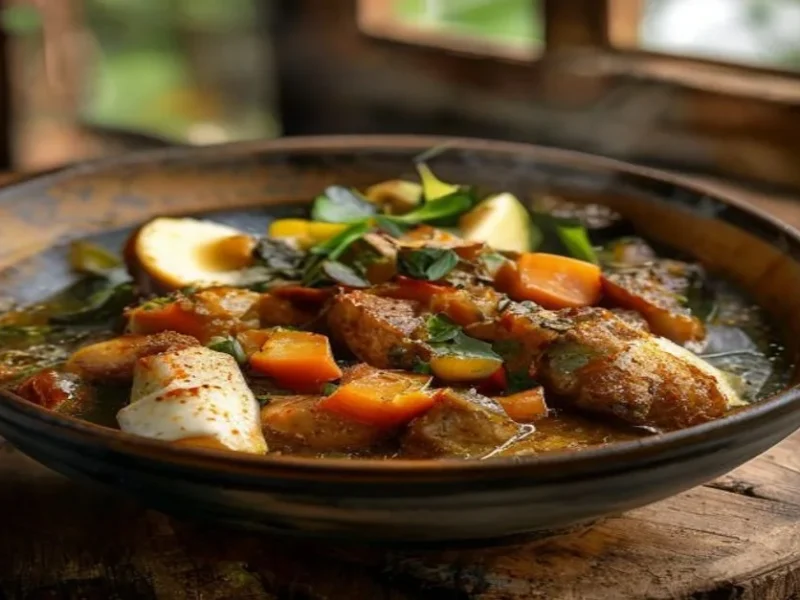 Curry de Pescado Sri Lanka — receta de cocina Internacional