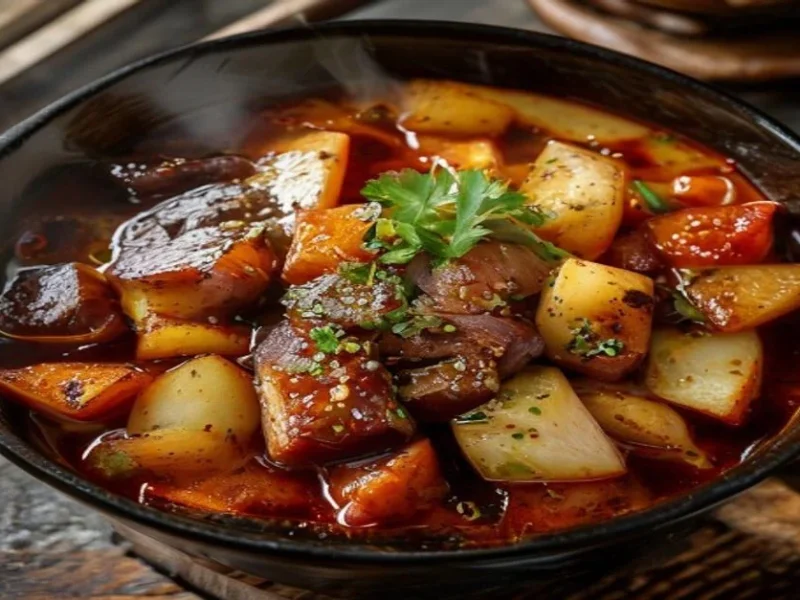 Dakbokkeumtang — receta de cocina Asiática