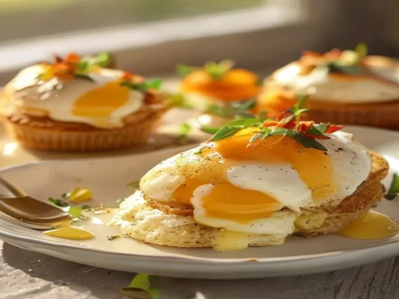 Eggs benedict — receta de cocina International