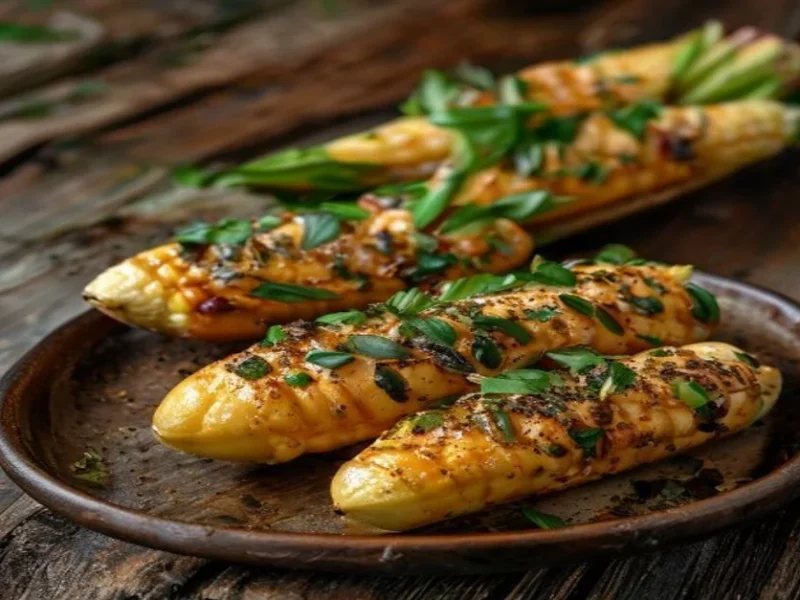 Maïs grillé à la mexicaine — receta de cocina Mexique