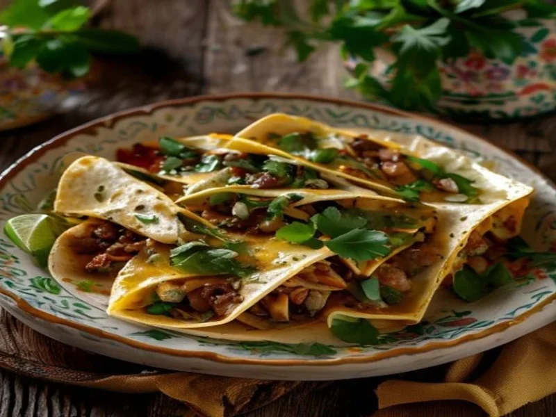 Enchiladas Verdes — receta de cocina Mexicana