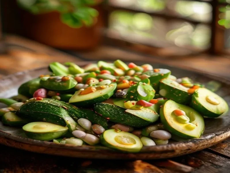 Ensalada de aguacate y edamame — receta de cocina Japonesa