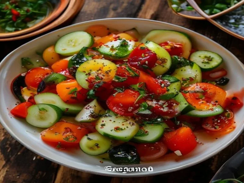 Salade de concombre coréenne virale — receta de cocina asiatique