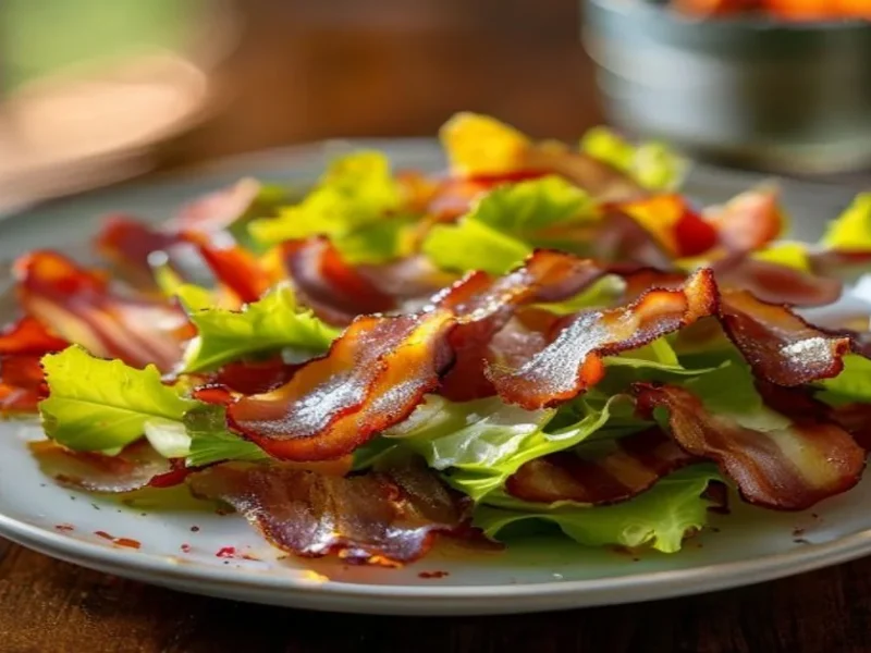 Ensalada wedge con bacon — receta de cocina International