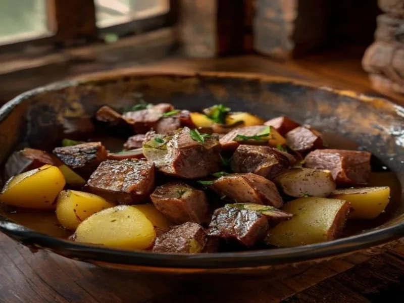 Ragoût d'agneau irlandais traditionnel — receta de cocina International