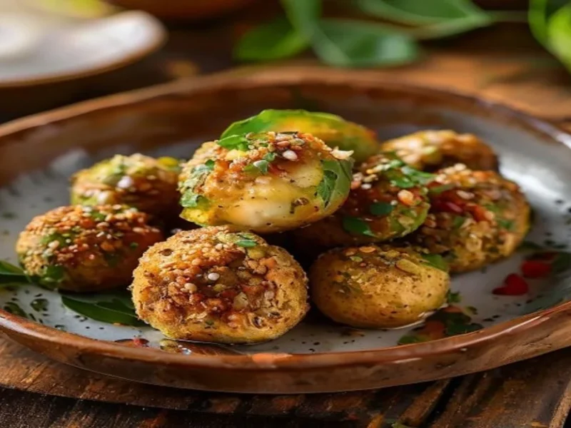 Friteuse à air Falafel — receta de cocina méditerranéen