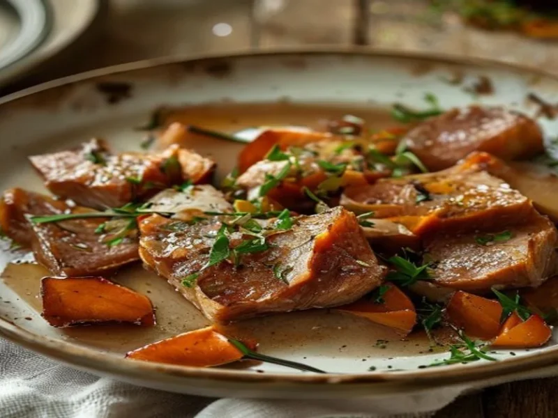 Steak Diane sauce moutarde — receta de cocina méditerranéen