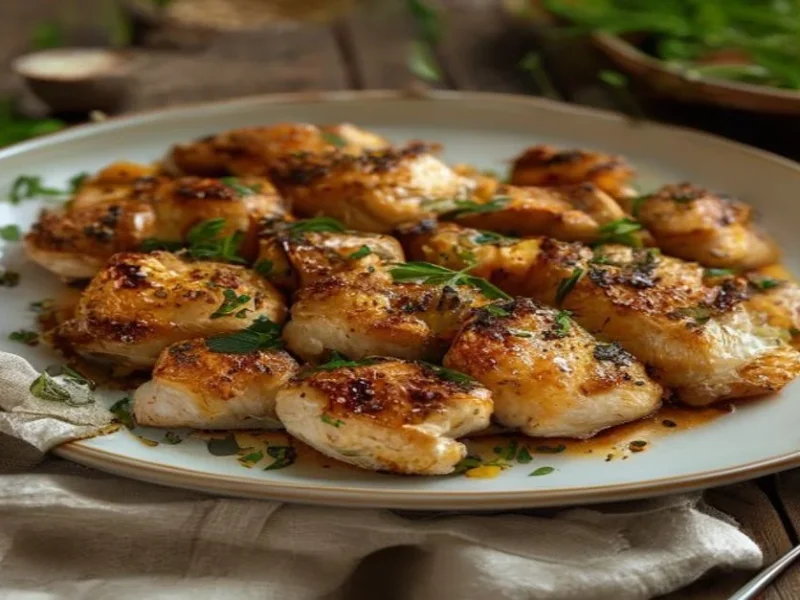 Filets de poulet au parmesan à la friteuse à air — receta de cocina italien