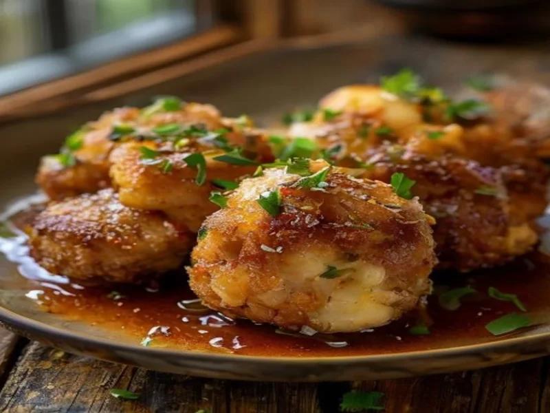 Frikadellen allemandes à la moutarde — receta de cocina International