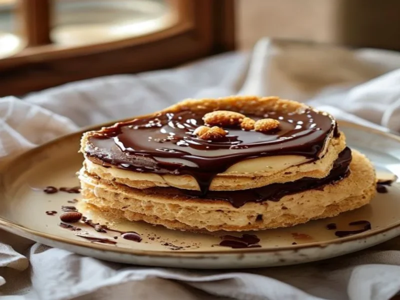 Biscuits au Nutella — receta de cocina italien