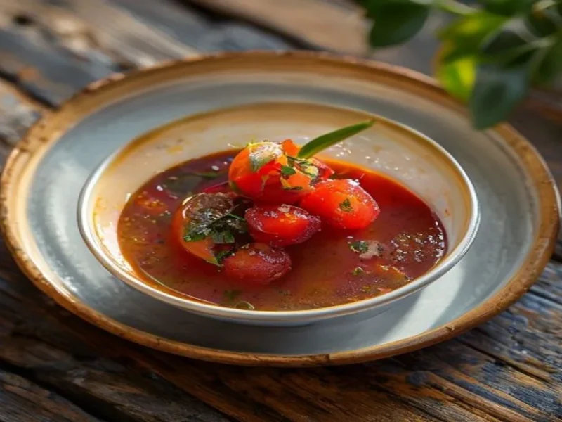 Gazpacho Andaluz — receta de cocina Mediterranean