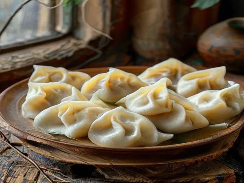 خينكالي — receta de cocina متوسطة
