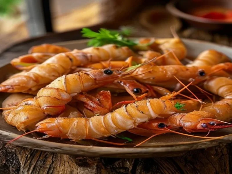 Langostinos en tempura — receta de cocina يابانية