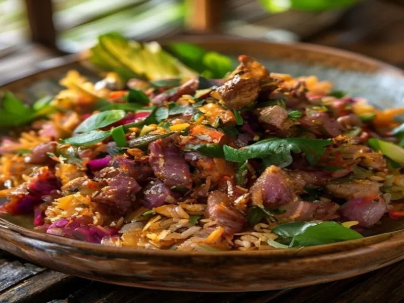 Larb — receta de cocina اختياري