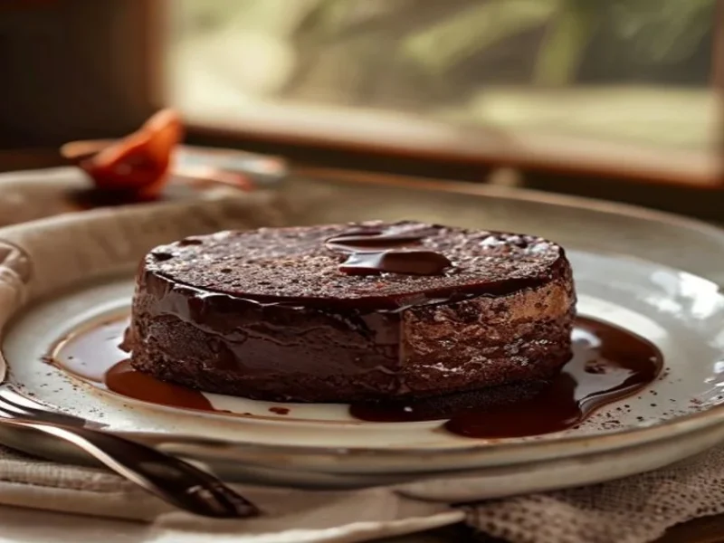 كعكة اللافا بالشوكولاتة — receta de cocina متوسطة