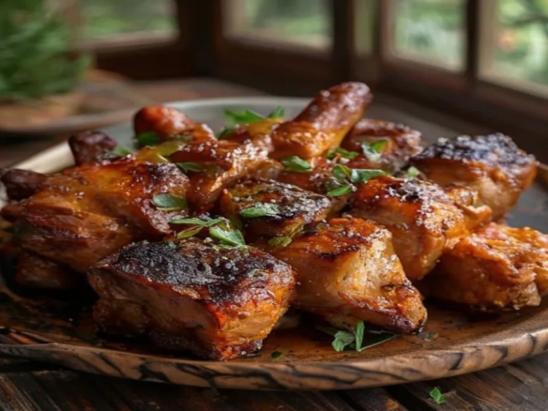 ليشون فلبيني مقرمش محمص — receta de cocina آسيوية