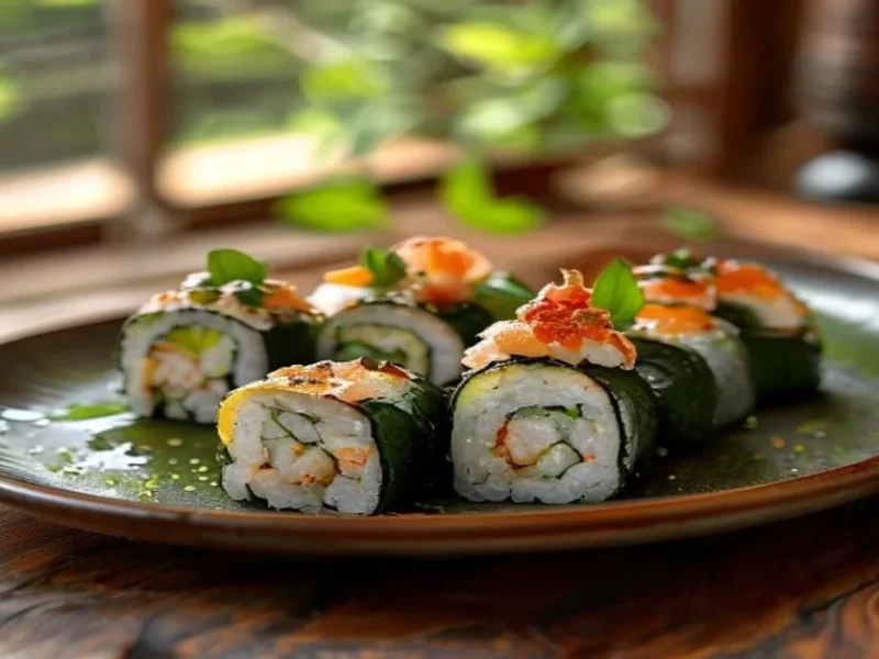 Maki california roll — receta de cocina Japonesa